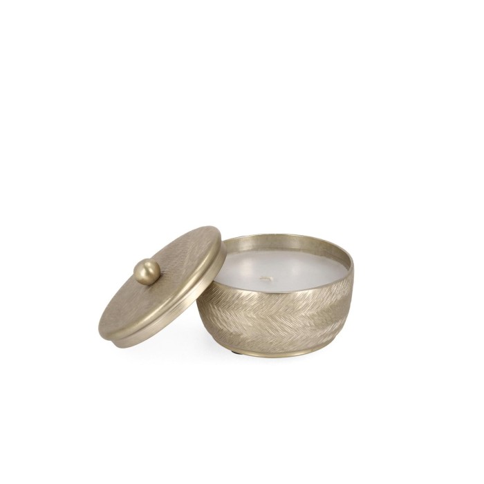 CANDELA CON COPERCHIO CLAMO OR